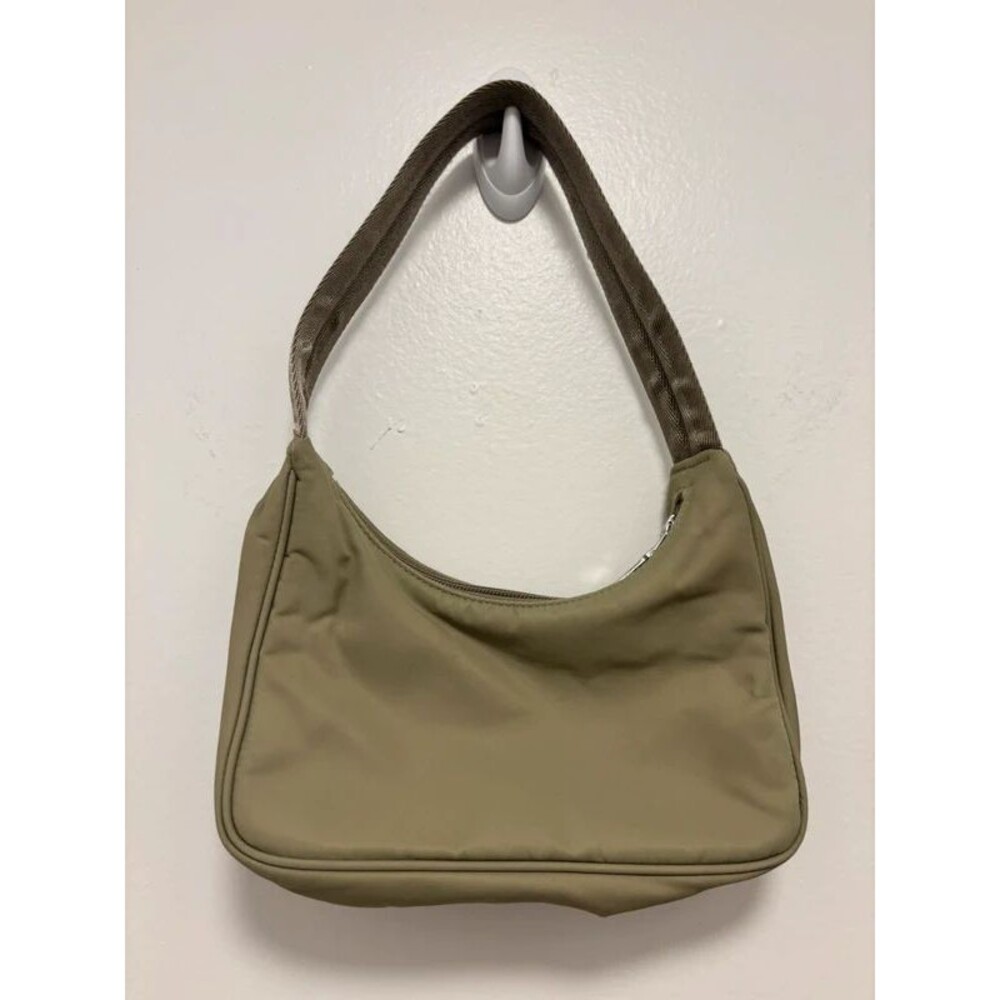 Aritzia Goldie Nylon Handbag in light green